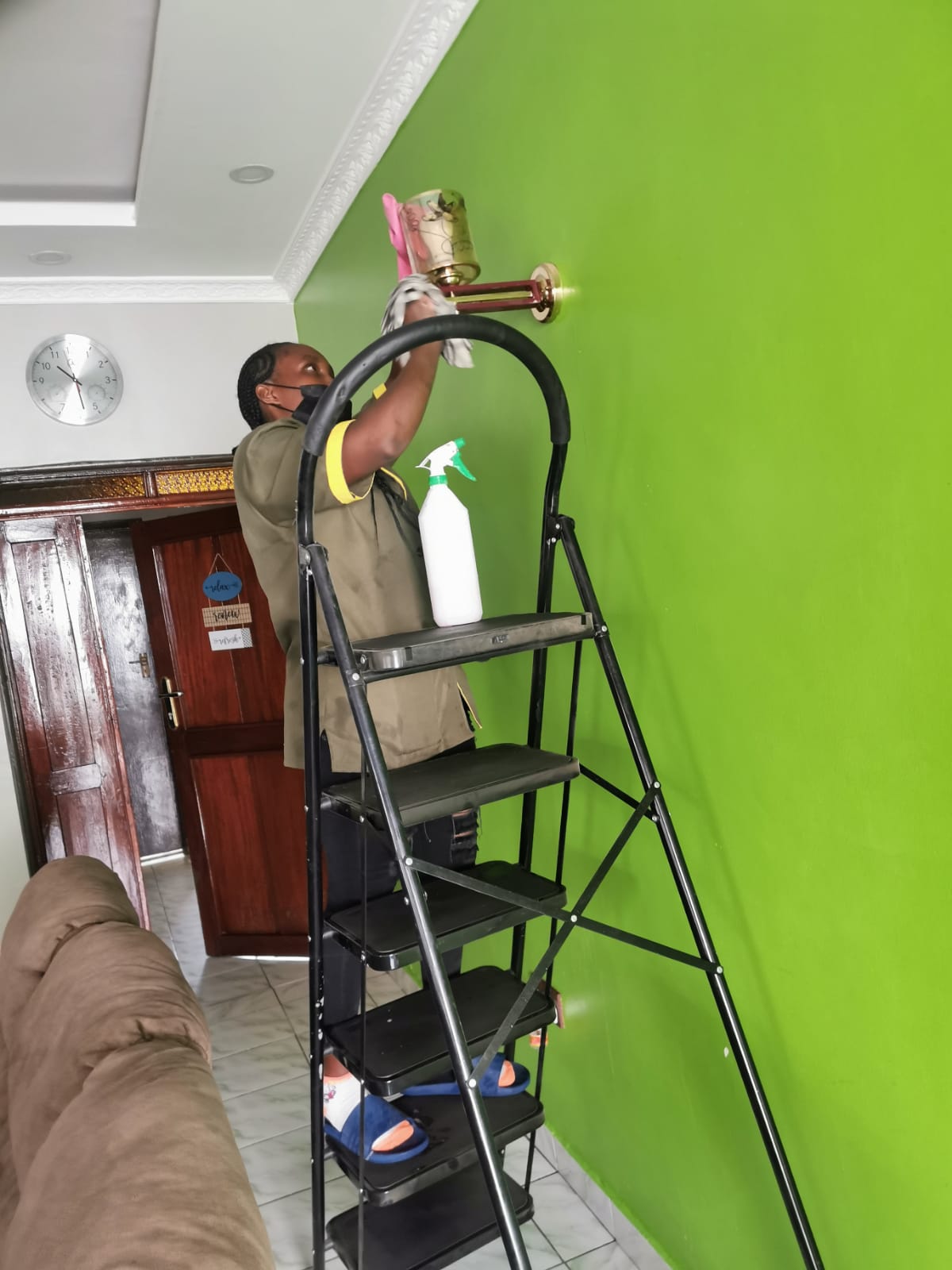General cleaning before/after